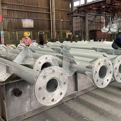 Monopole Tower Hot Dip Galvanized Single Pole Communication Tower for Telecom 4G 5G Base Station Smart City Microwave Projects