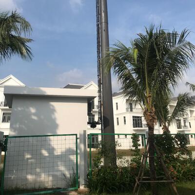 Customizable height Bionic Tree Tower with wind resistant steel structure and natural tree appearance ideal for communication in national parks