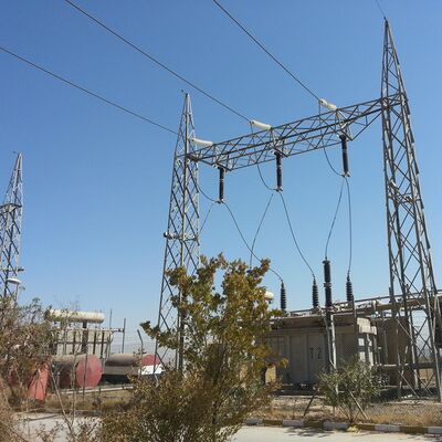 Steel Power Structure for Power Transmission and Substation Projects Featuring Hot Dip Galvanized Anti Corrosion Treatment