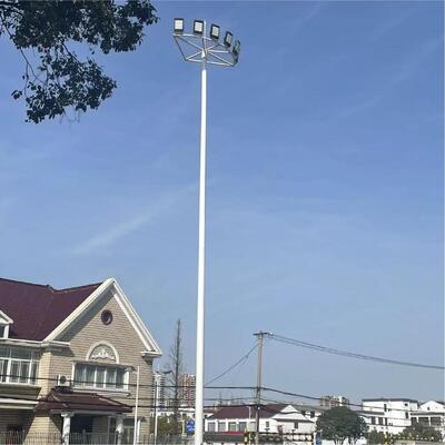 Floodlight Tower Configurable with Four to Sixteen High Power LED or Metal Halide Floodlights for Wide Area Illumination