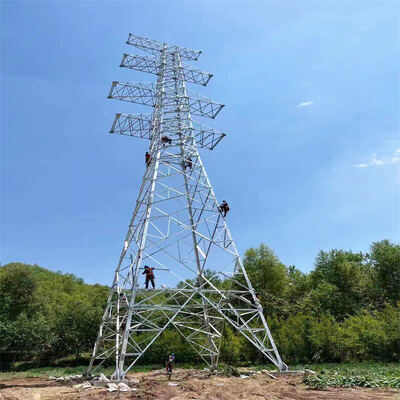 Electric Power Tower High Strength Bolt Assembly Transmission Tower Suitable for 10kV to 500kV Voltage Grade Applications