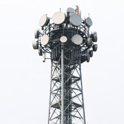 Long lasting Hot dip galvanized steel tube tower featuring superior corrosion resistance and structural strength for outdoor industrial