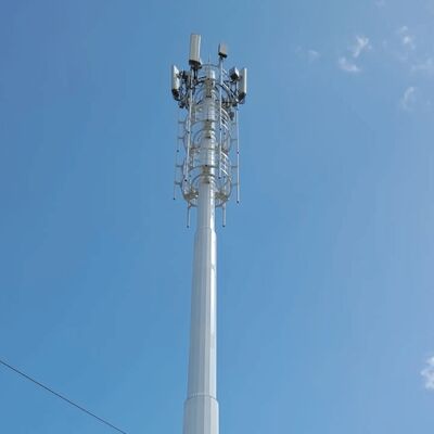 Monopole Tower designed to optimize space utilization on limited site areas while providing robust communication support