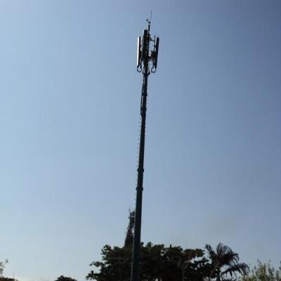 Monopole Cellular Tower Designed for Enhanced Wind Load Resistance Ensuring Stability and Safety in Various Environments