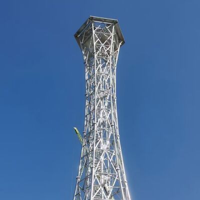 Radar Tower customizable height and platform size with hot dip galvanized anti corrosion surface treatment for long lasting outdoor