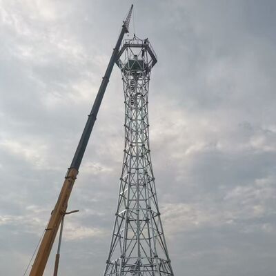 Radar Tower customizable height and platform size with hot dip galvanized anti corrosion surface treatment for long lasting outdoor
