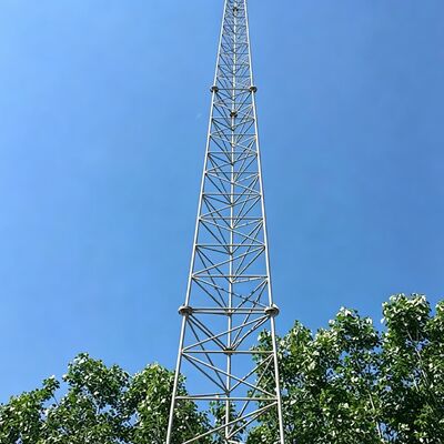 Durable Lightning Tower Hot Dip Galvanized Steel Structure Lightning Protection Tower with Anti Corrosion Surface Treatment for Industrial Safety