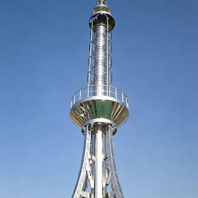 Galvanized Lightning Tower with Strong Wind Resistance and Long Service Life for Industrial and Commercial Applications