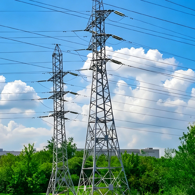 Electric Power Tower Transmission Line Tower with High Strength Bolt Assembly and Easy Installation for Voltage Grades 10kV to 500kV