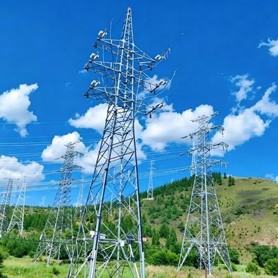 Electric Power Tower Transmission Line Tower with High Strength Bolt Assembly and Easy Installation for Voltage Grades 10kV to 500kV