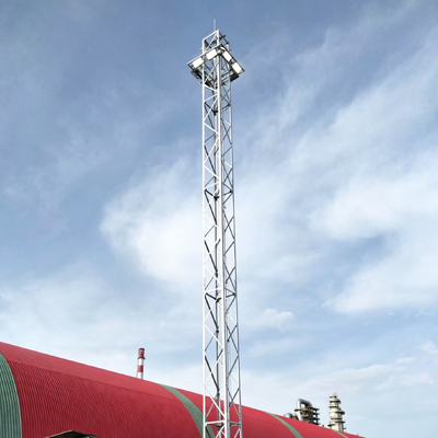 Heavy Duty Floodlight Tower Featuring Hot Dip Galvanized Steel and Configurable High Power Floodlights for Wide Area Outdoor Lighting
