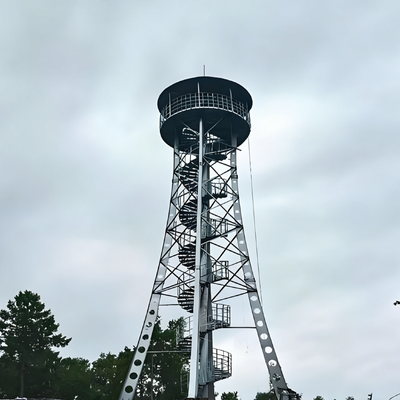 Hot Dip Galvanized Steel Radar Tower 20 to 80 Meters Strict Raw Material Inspection and Full Process Control for Performance