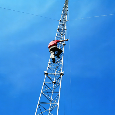 Heavy Duty Anemometer Tower with Zinc Layer Surface Treatment and Wind Resistance up to 75 Meters per Second for Wind Farm