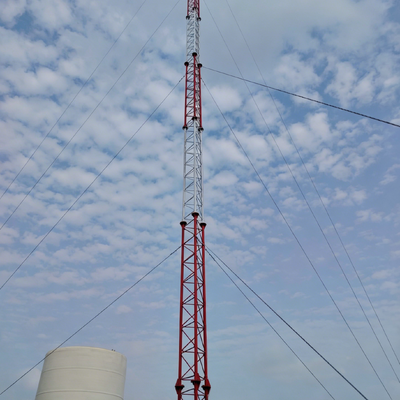 Steel tube tower with ISO 9001 and ISO 14001 certification providing performance for 4G and 5G telecommunication infrastructure