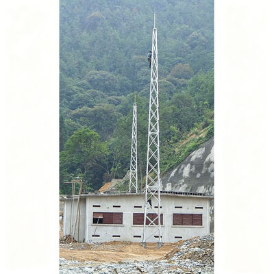 Lightning Tower Customized Height 10m to 60m Hot Dip Galvanized Lightning Protection Tower for Refineries Gas Stations and Chemical Plants