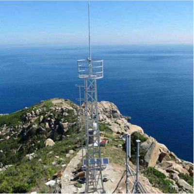 Customizable Steel Lookout Guard Tower Hot Dip Galvanizing Surface Treatment for Telecommunication Applications