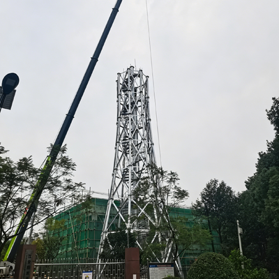 Galvanized Steel Self Supporting Lookout Guard Tower Fire Lookout Tower Observation Lattice Steel Tower